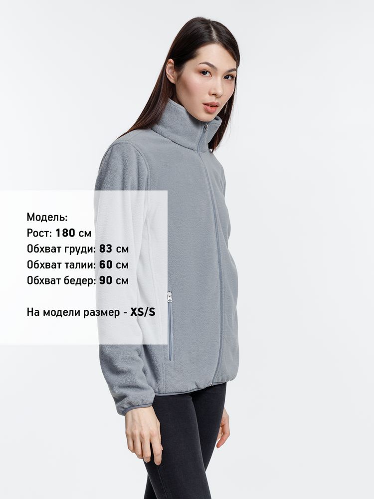 Куртка флисовая унисекс Nesse, серая-3