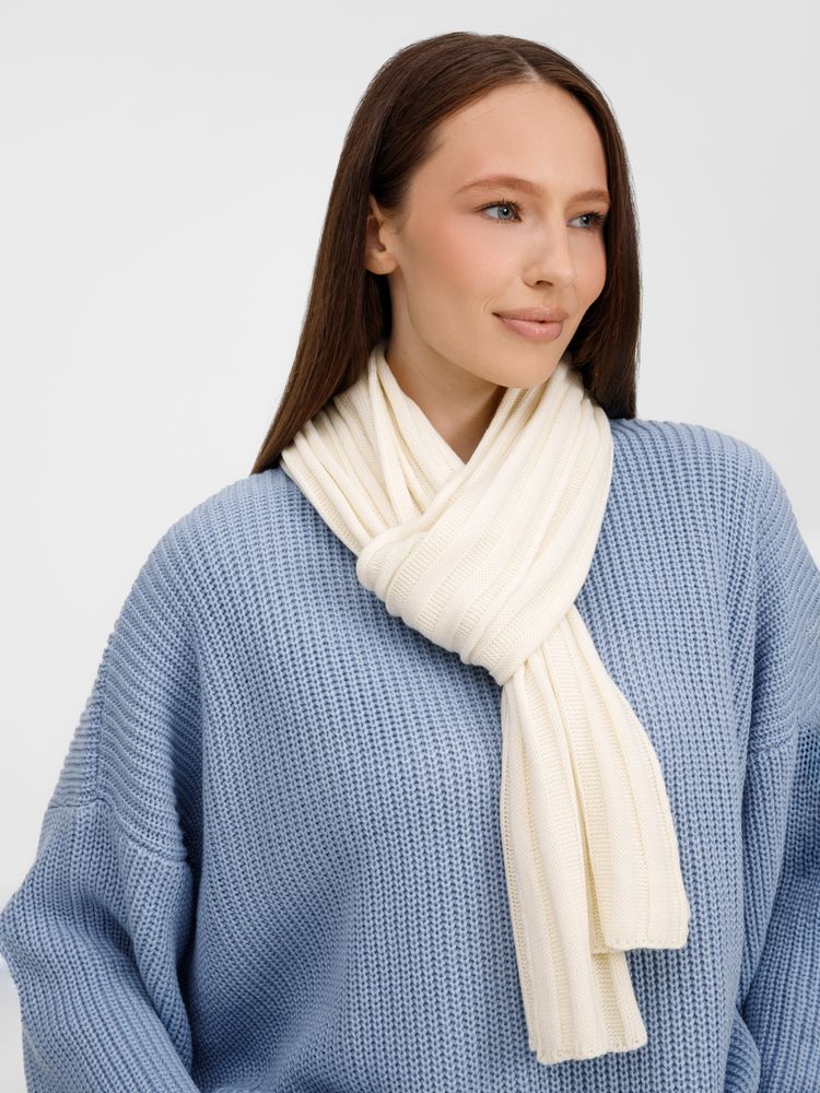 Шарф Metelitsa, белый (молочный)-3