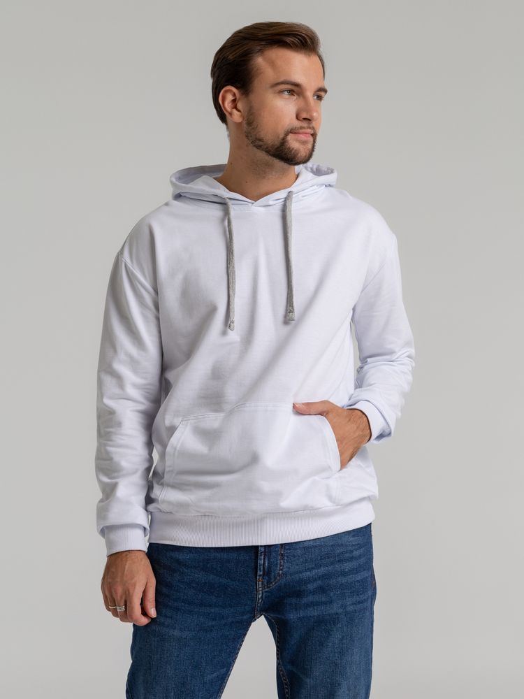 Толстовка с капюшоном Unit Kirenga, белая-4