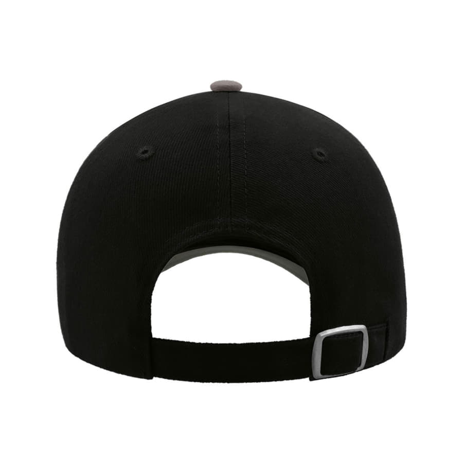 Бейсболка LIBERTY SANDWICH, 6 клиньев, сэндвич, металлическая застежка, черный, серый-2