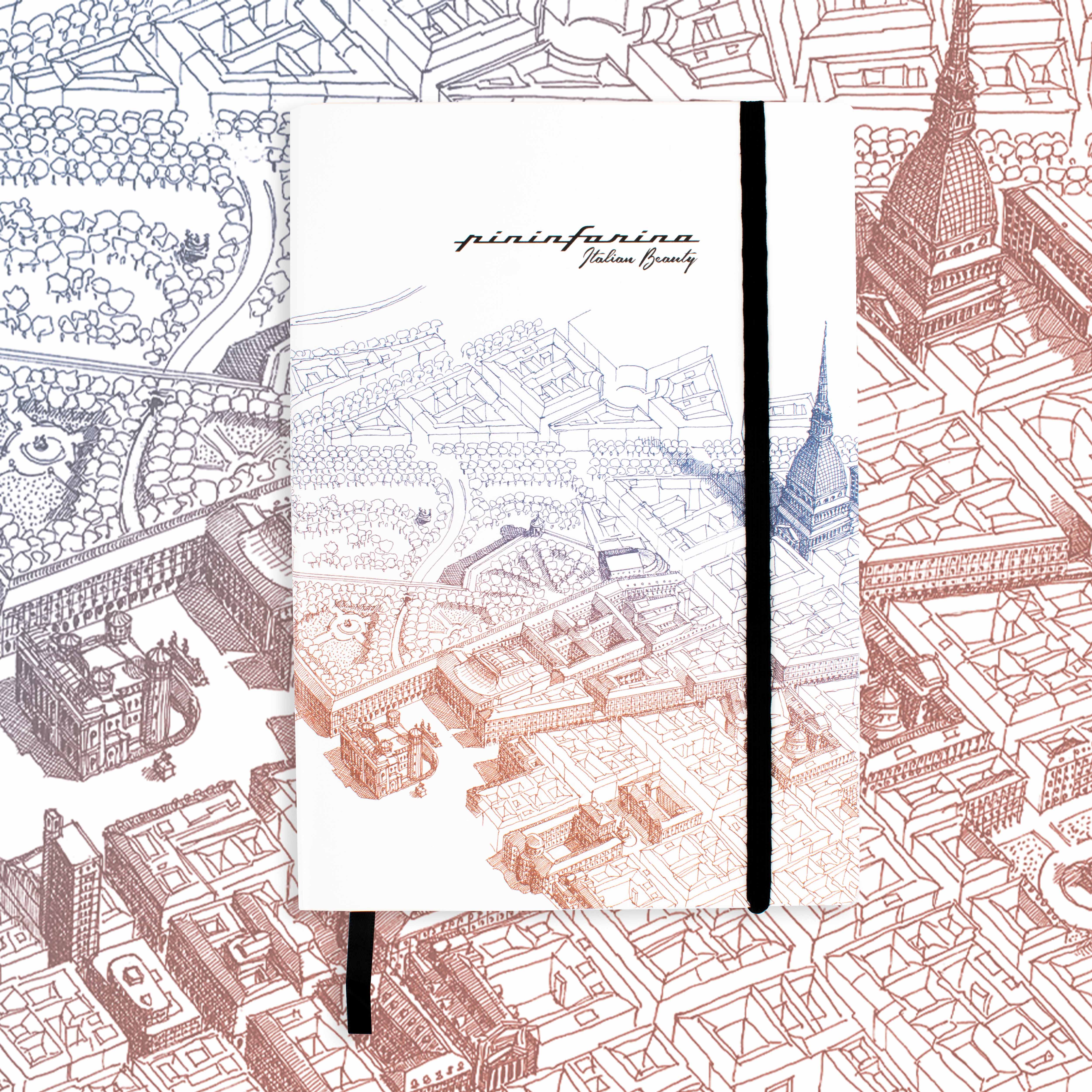 Тетрадь Pininfarina Stone Paper ITALIAN BEAUTY TORINO 14х21см каменная бумага, 64 листа, линованная-1