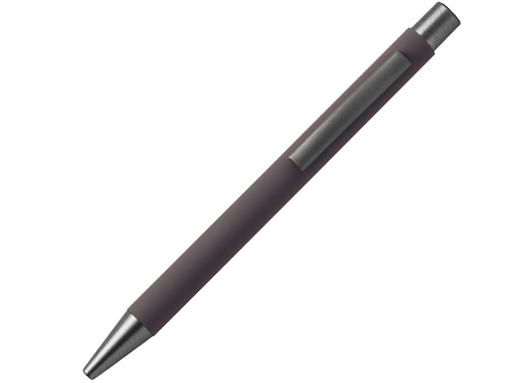 Ручка металлическая шариковая FAMILY MARSEL, soft touch (Серый)-1