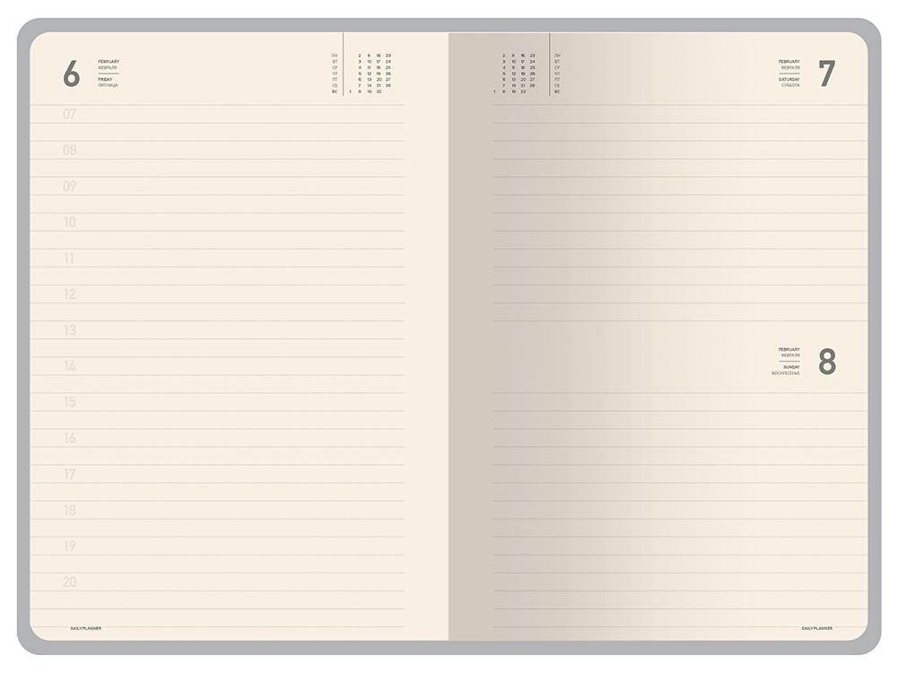 Ежедневник А5 датированный Megapolis Color 2026, черный-7