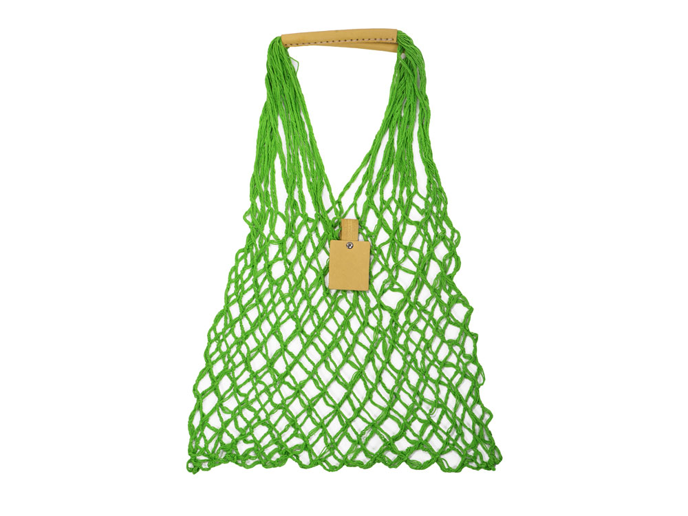 Авоська Dream L наплечная 25 литров с кожаными ручками, яблоко (9)-0