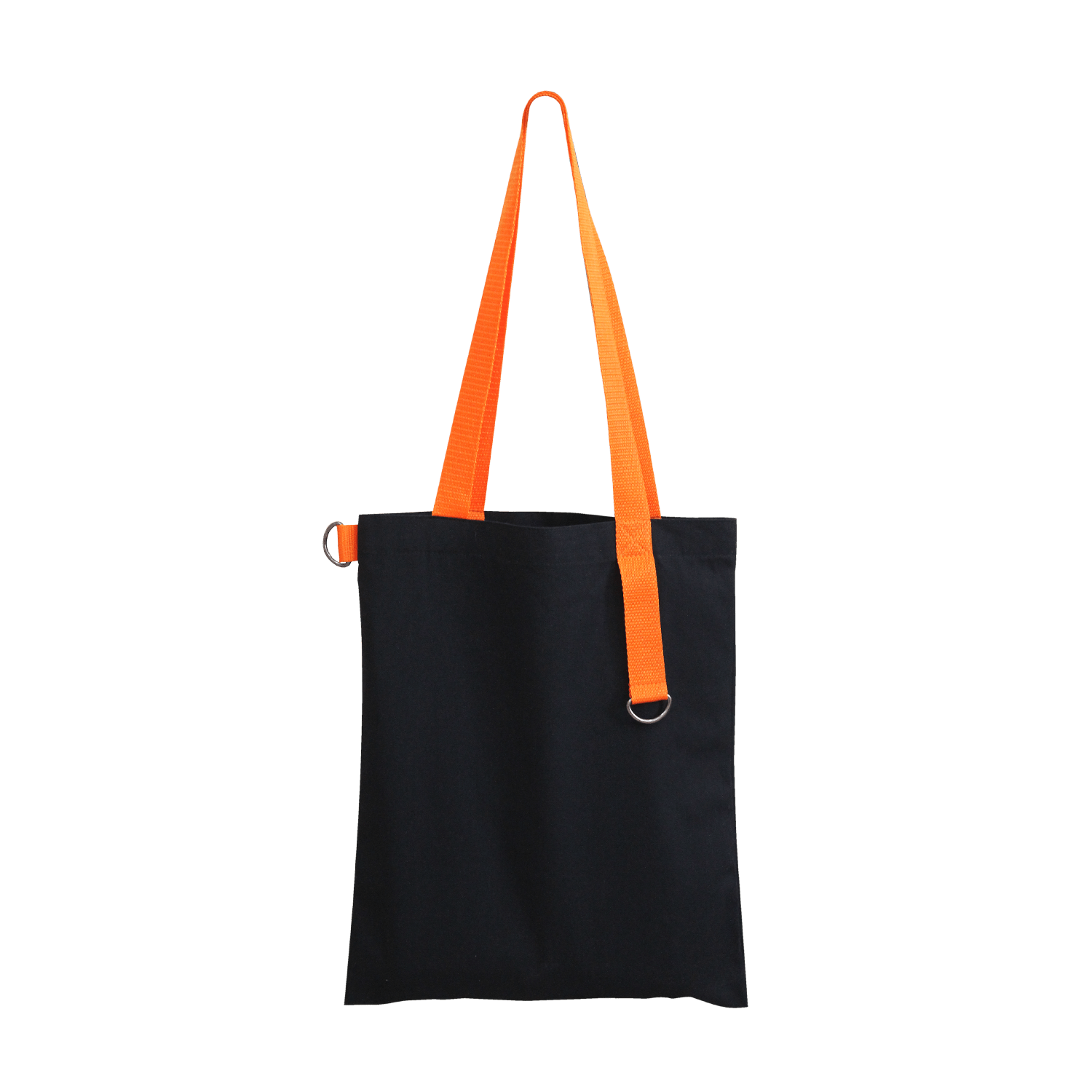 Шоппер Superbag black (чёрный с оранжевым)-1
