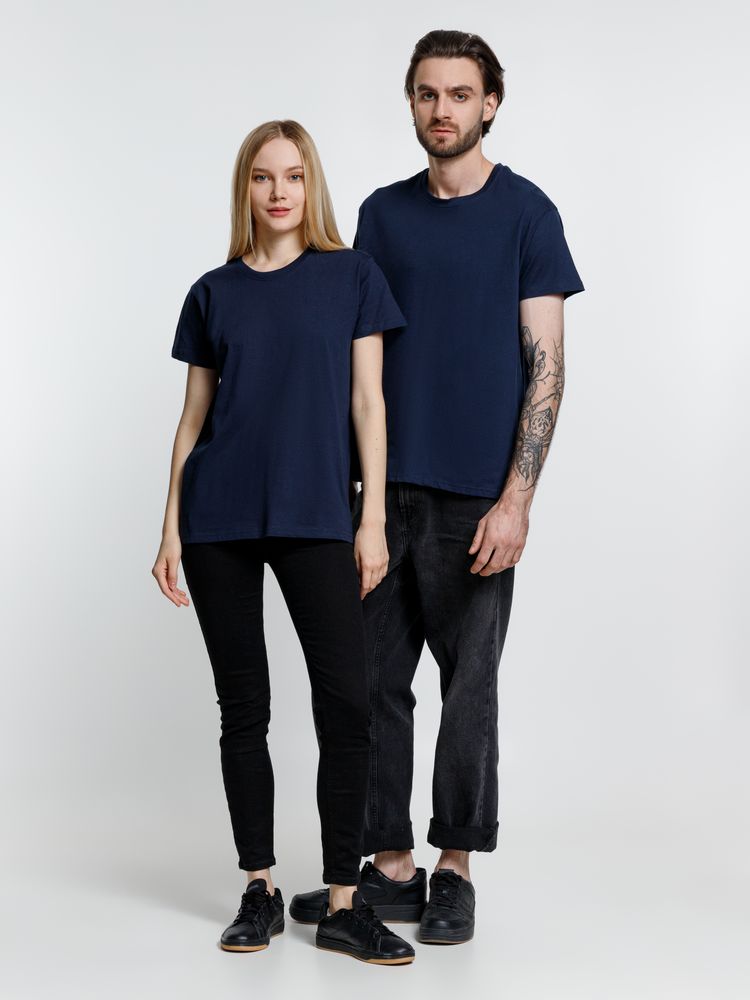 Футболка унисекс Ankara, темно-синяя-4