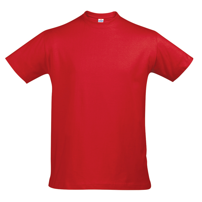 Футболка мужская "First", красный-0