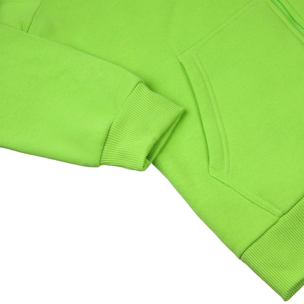 Толстовка на молнии с капюшоном Siverga Heavy 2.0, зеленое яблоко-3