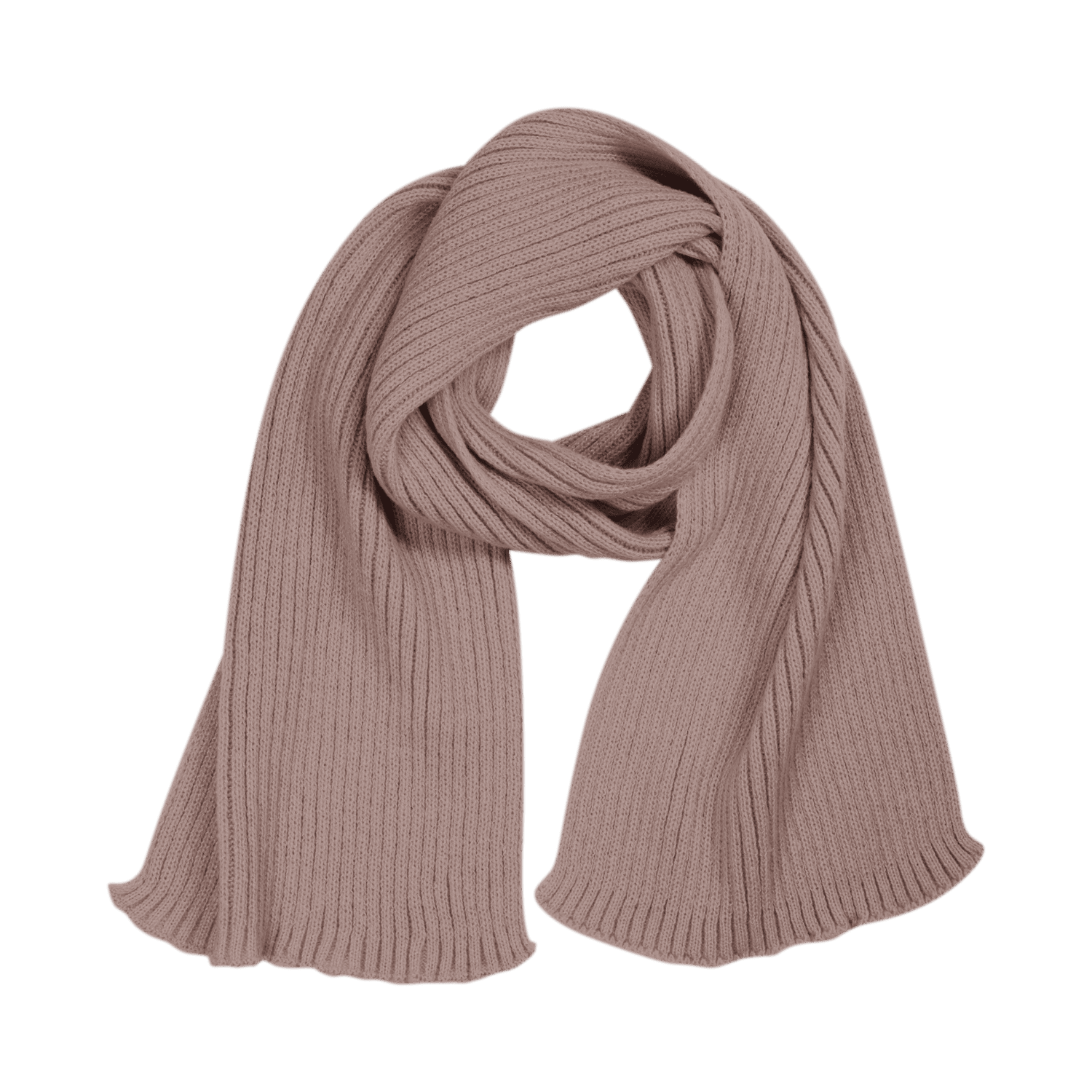 Шарф Форгес (Forges) вязаный, коричневый-0