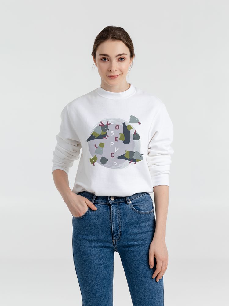 Толстовка «Соберись», белая-0