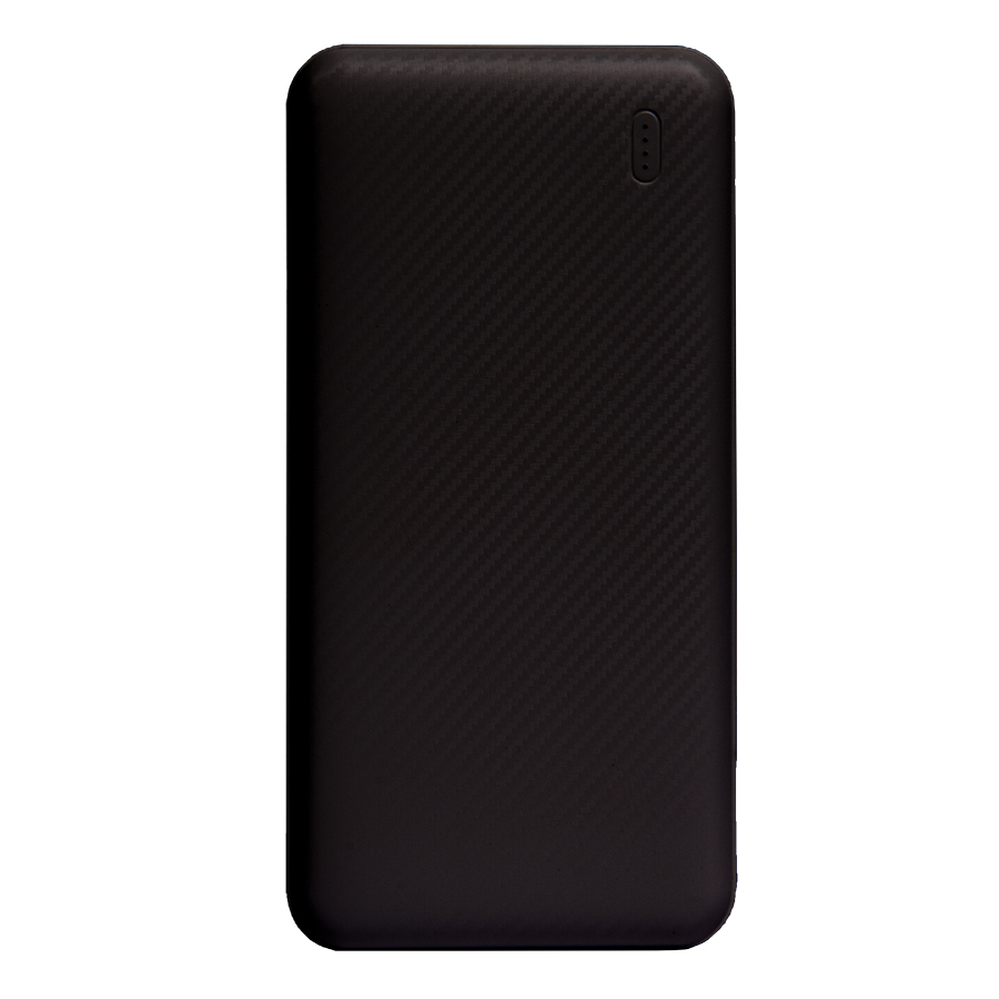 Универсальный аккумулятор Rib 10 (10000 мАч), черный, 13,5х6.8х1,5 см, черный-1