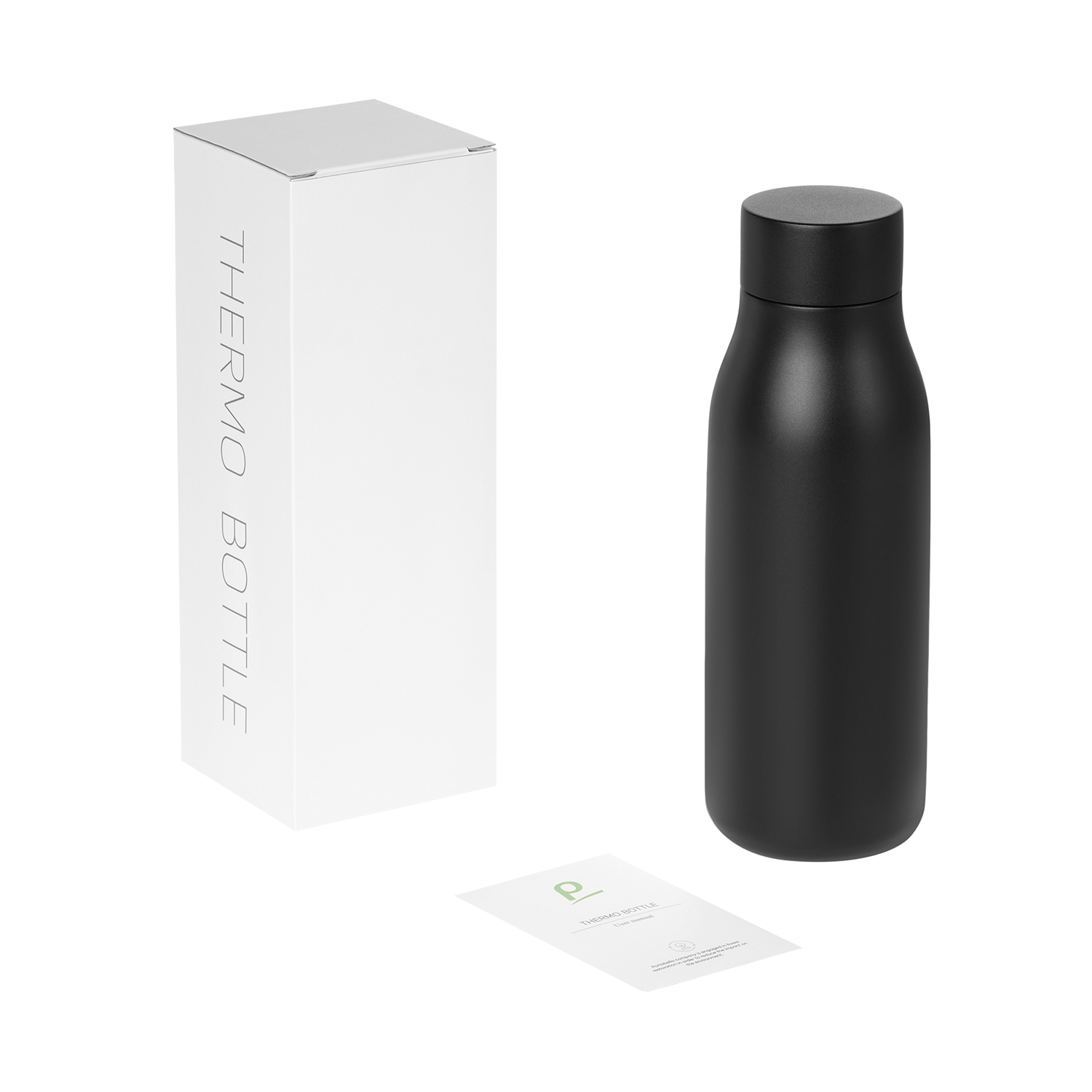 Термобутылка вакуумная герметичная Севилла (Sevilla), черная-4