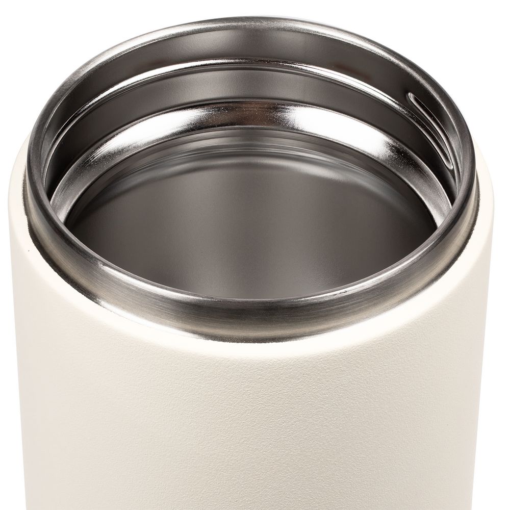 Термос для еды Tabenodo, белый (молочный)-3