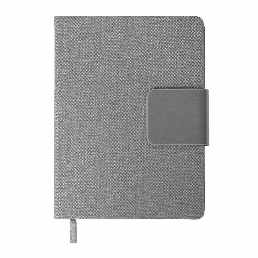 Ежедневник недатированный Mod, формат А5, в линейку, серый-1