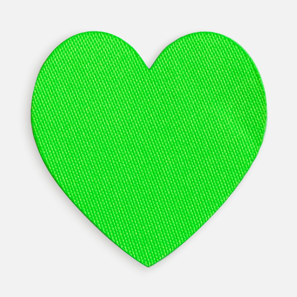 Наклейка тканевая Lunga Cor, M, зеленый неон-1