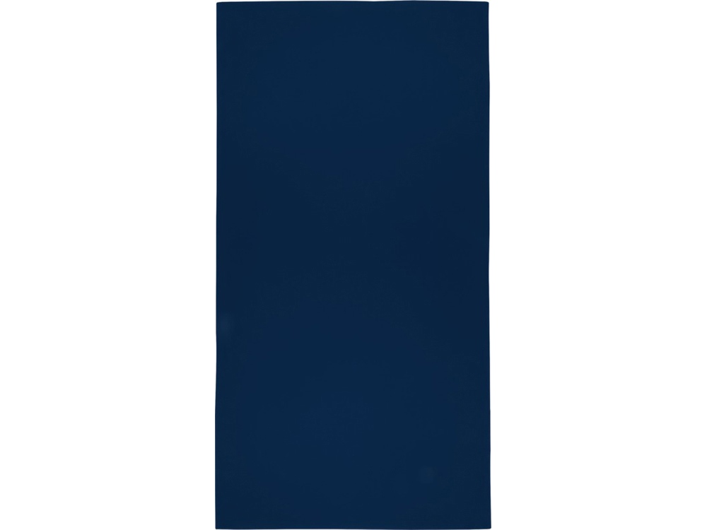 Lucas спортивное полотенце из переработанного полиэстера 70х140 см - Синий нэйви-1