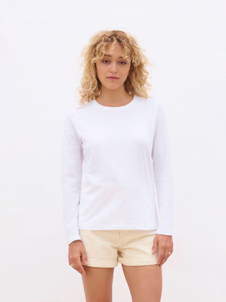 Футболка с длинным рукавом женская Monarch Women, черная-2