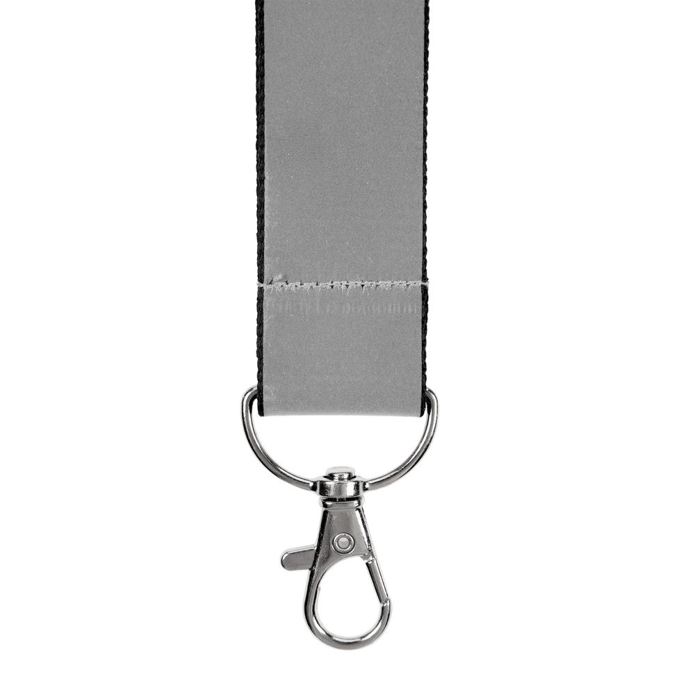 Лента светоотражающая Interlevel, черная с серым-2