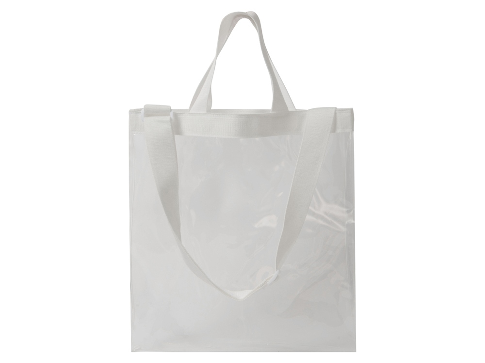 Сумка Frank из прозрачного пластика с регулирующейся лямкой, прозрачный-1