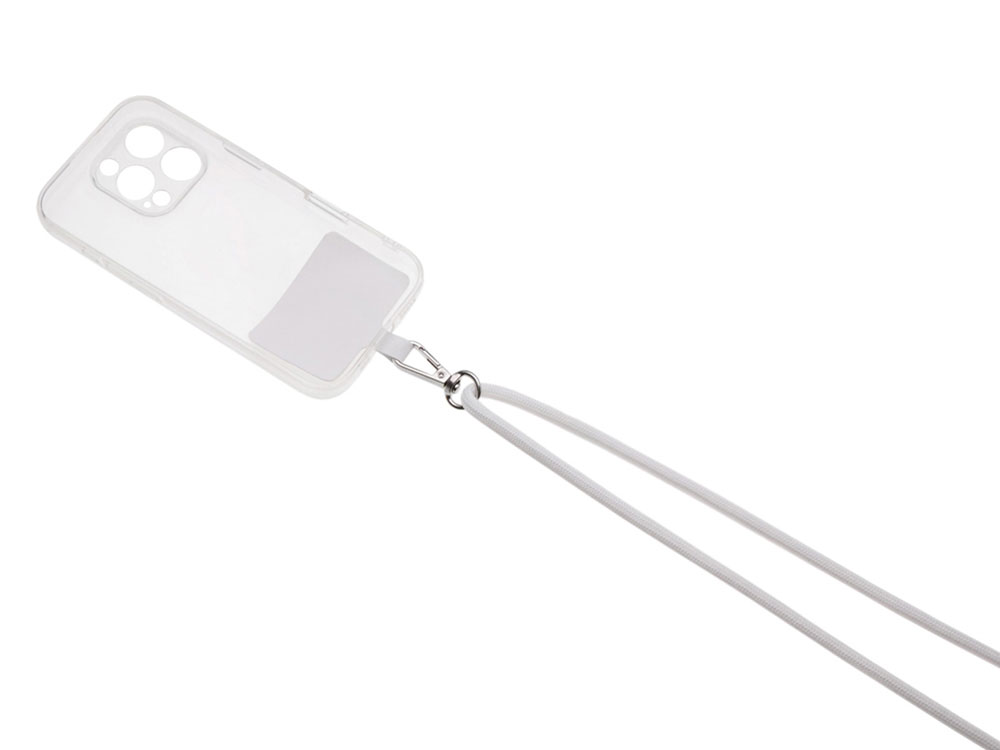 Ремешок на шею для телефона Риксо, белый-2