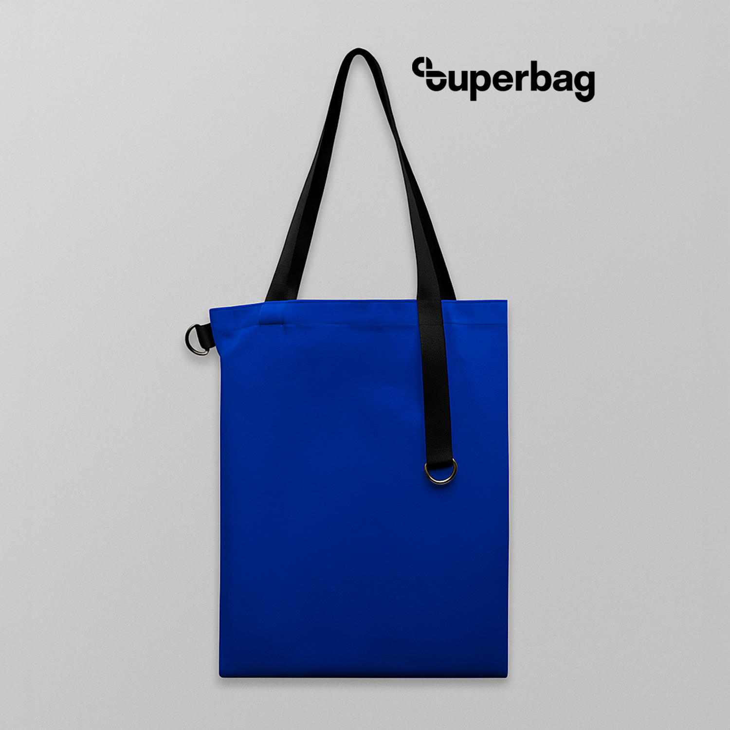 Шоппер Superbag Big (синий с черным)-0