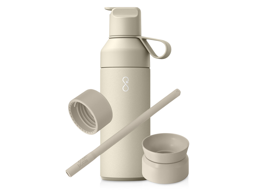 Подарочный набор Ocean Bottle 3-в-1 объемом 500 мл - Sandstone-0
