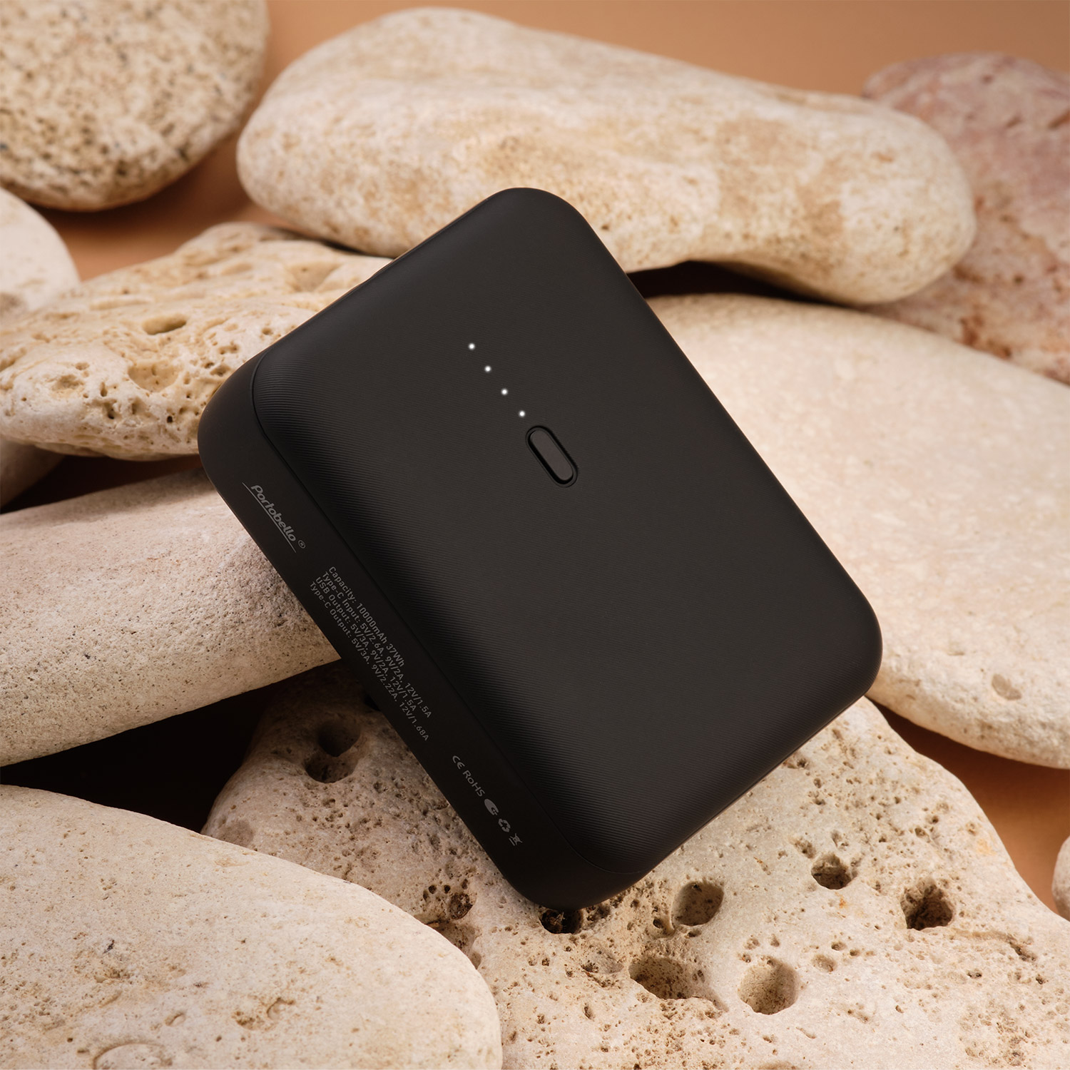 Внешний аккумулятор с функцией быстрой зарядки Формула (Formula) 10000 mAh, черный-12