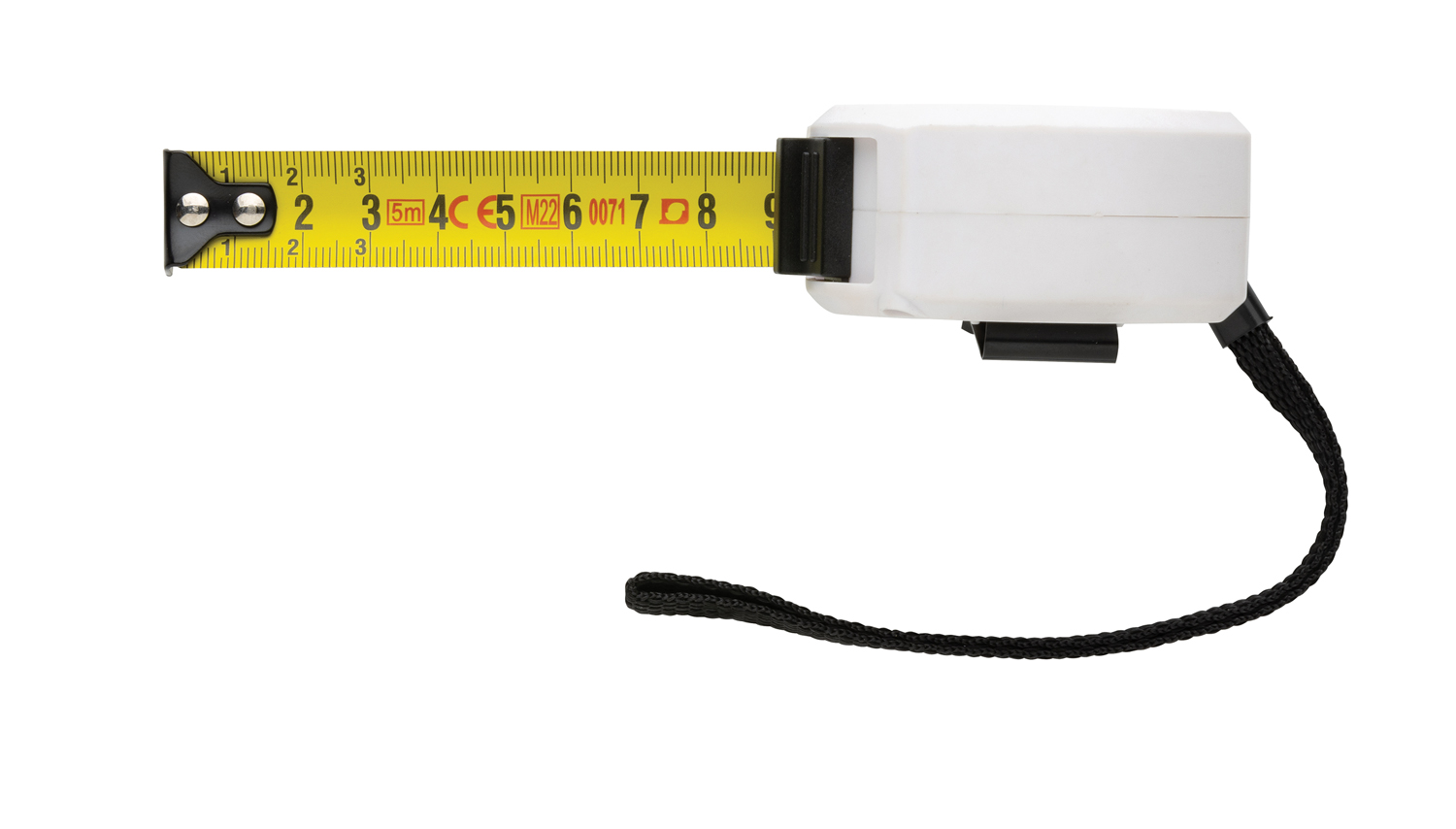 Рулетка Bamboo из переработанного пластика RCS, 5м/19 мм-7