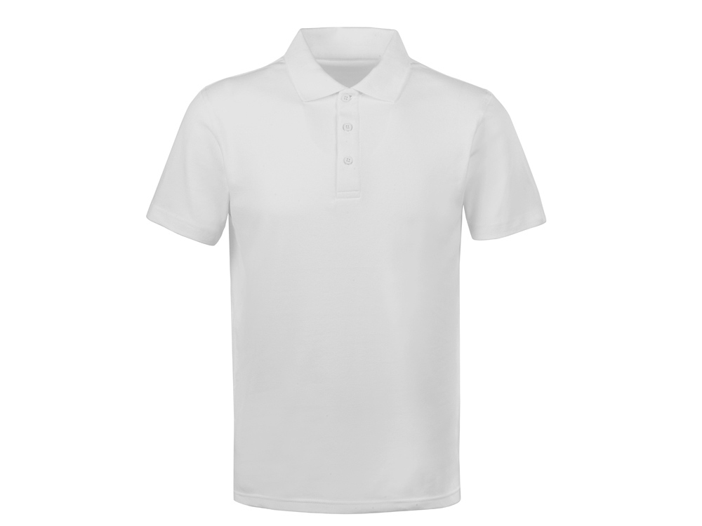 Поло с эластаном Chicago, 200гр пике, белый-6