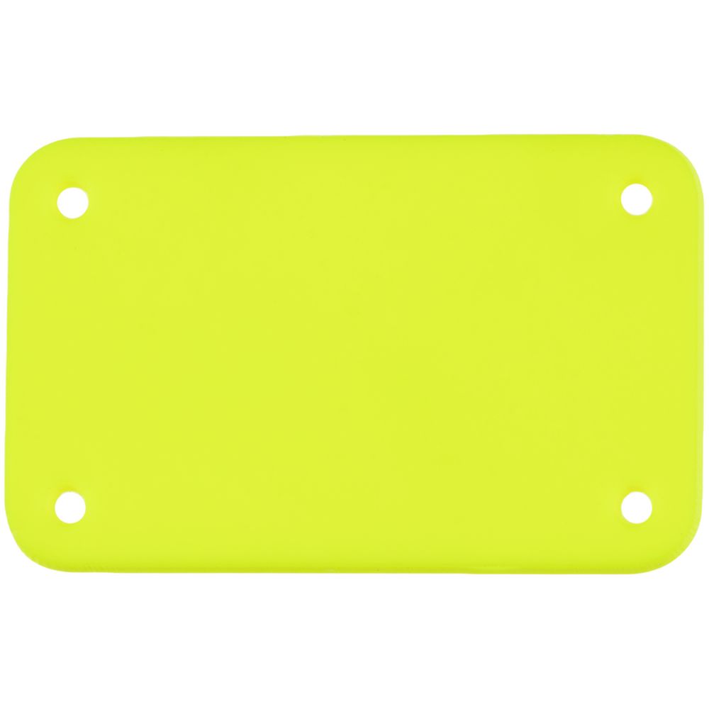 Лейбл из ПВХ Kreta, S, желтый неон-0