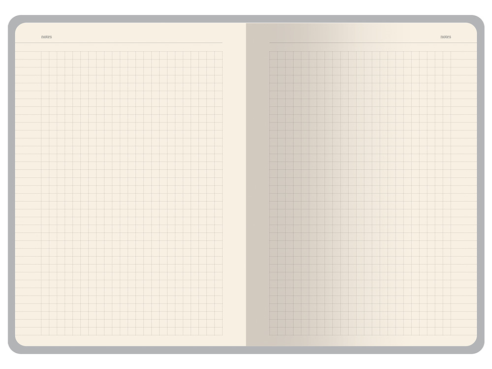 Бизнес-тетрадь А5 Pragmatic Contrast, 40 листов в клетку, белый с салатовым срезом-3