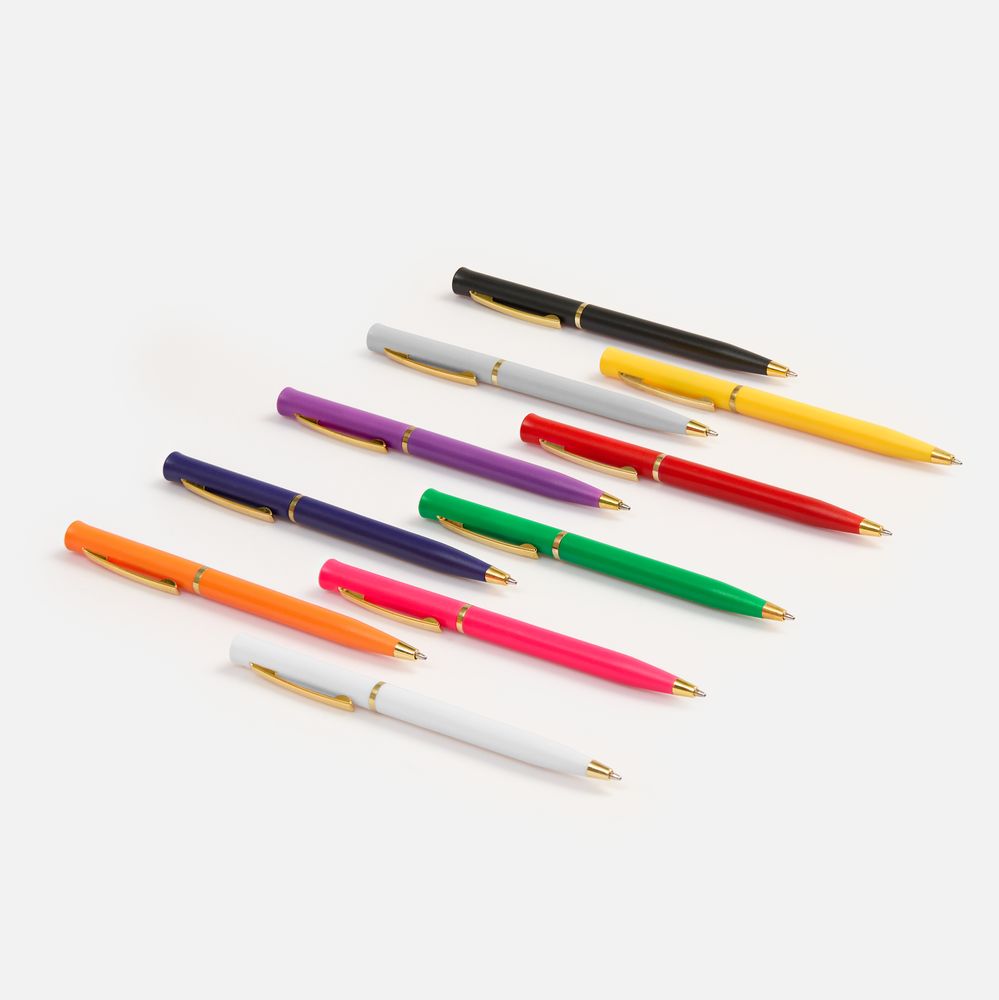 Ручка шариковая Euro Gold, желтая-3