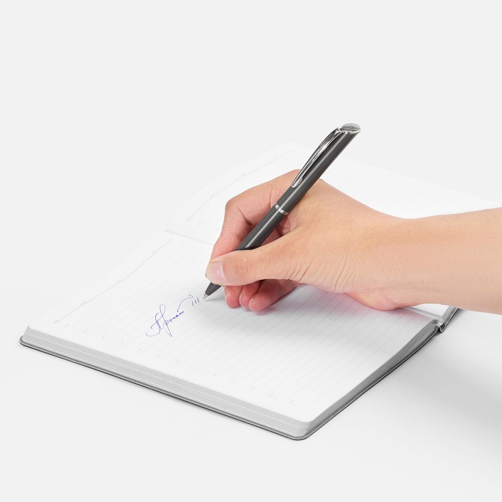 Ручка шариковая Ringa, серая-2