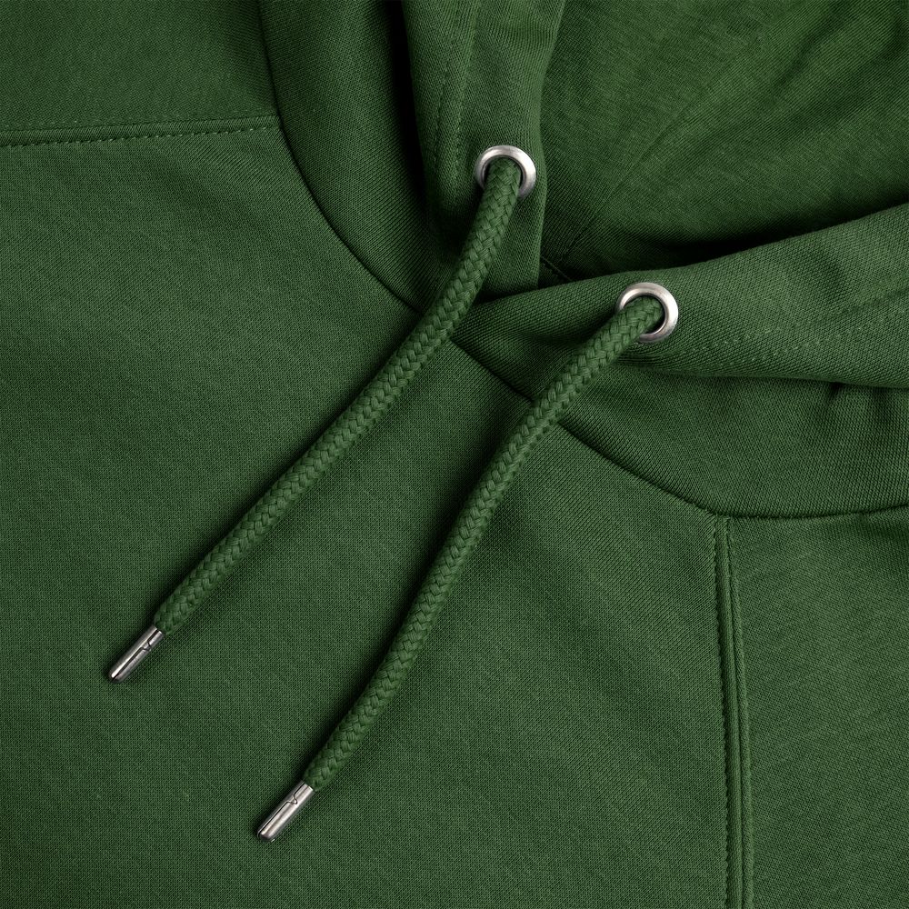 Толстовка унисекс Stellar, темно-зеленая-2