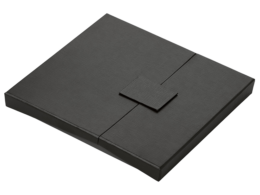 Подарочный набор Tesla с блокнотом А5, ручкой и пауэрбенком на 10 000 mAh, черный-20