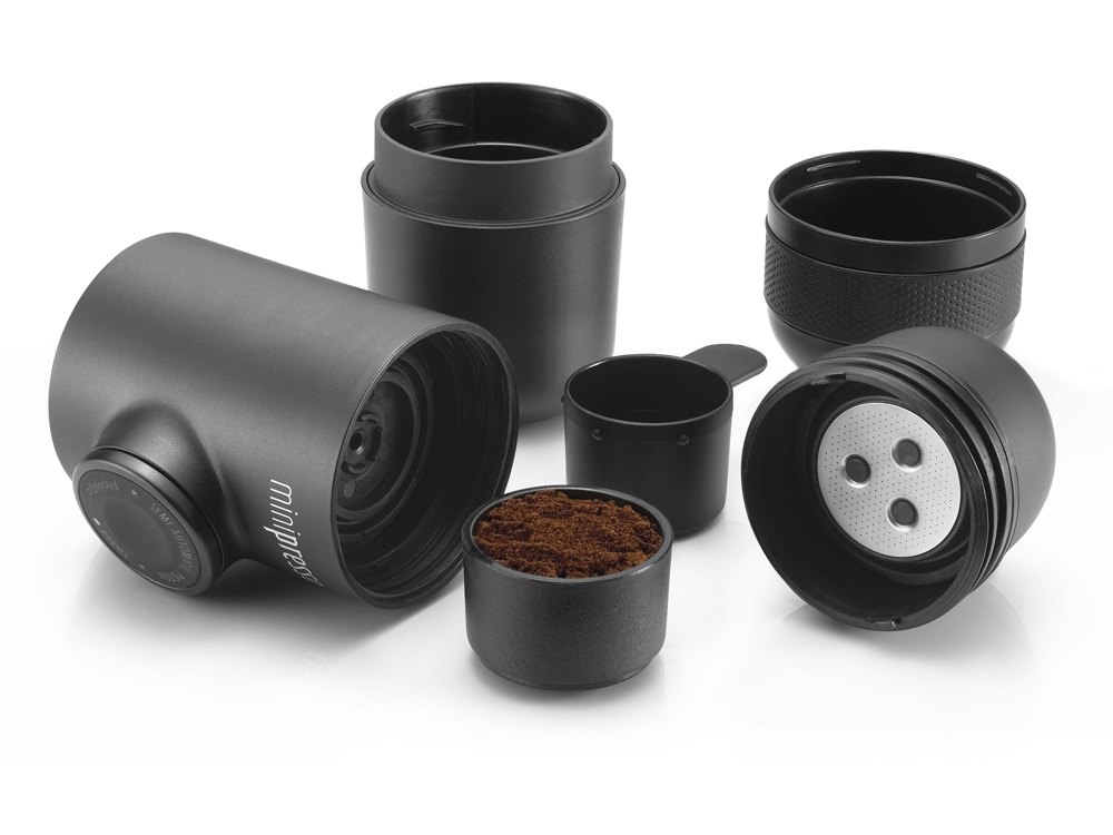 Ручная мини-кофемашина (WACACO Minipresso GR) WCCMP (Ручная мини-кофемашина цвет черный)-1