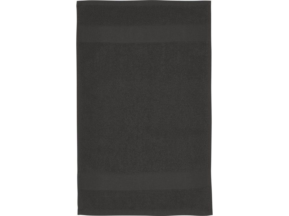 Хлопковое полотенце для ванной Sophia 30x50 см плотностью 450 г/м2, антрацит-1