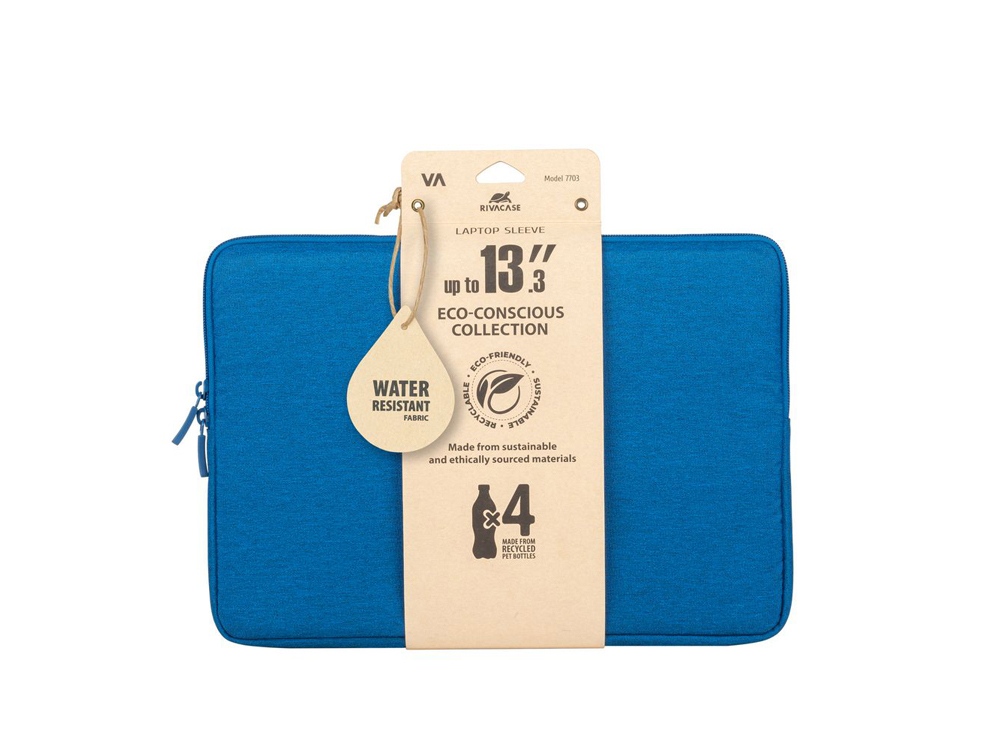 RIVACASE 7703 azure blue ECO чехол для ноутбука 13.3-14 / 12-4