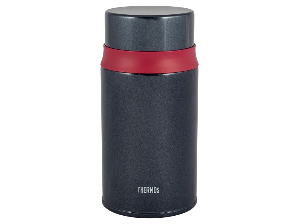 Термос из нерж.стали в комплекте с ложкой тм THERMOS TCLD-720S, синий-0