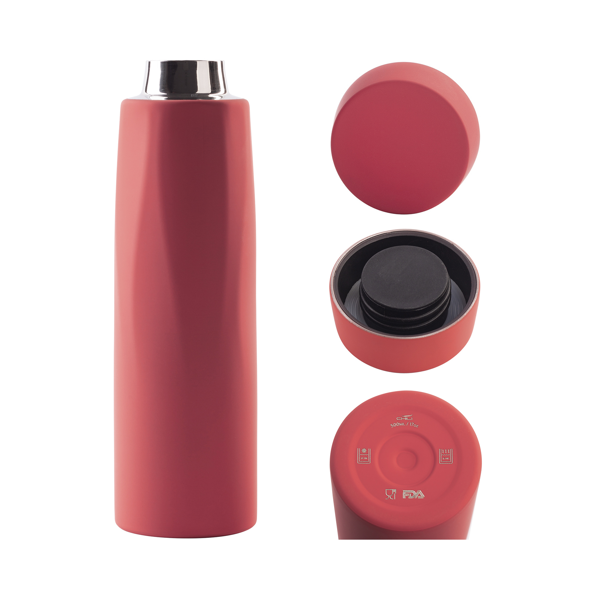 Термос "Calypso", покрытие soft touch, 500 мл-2