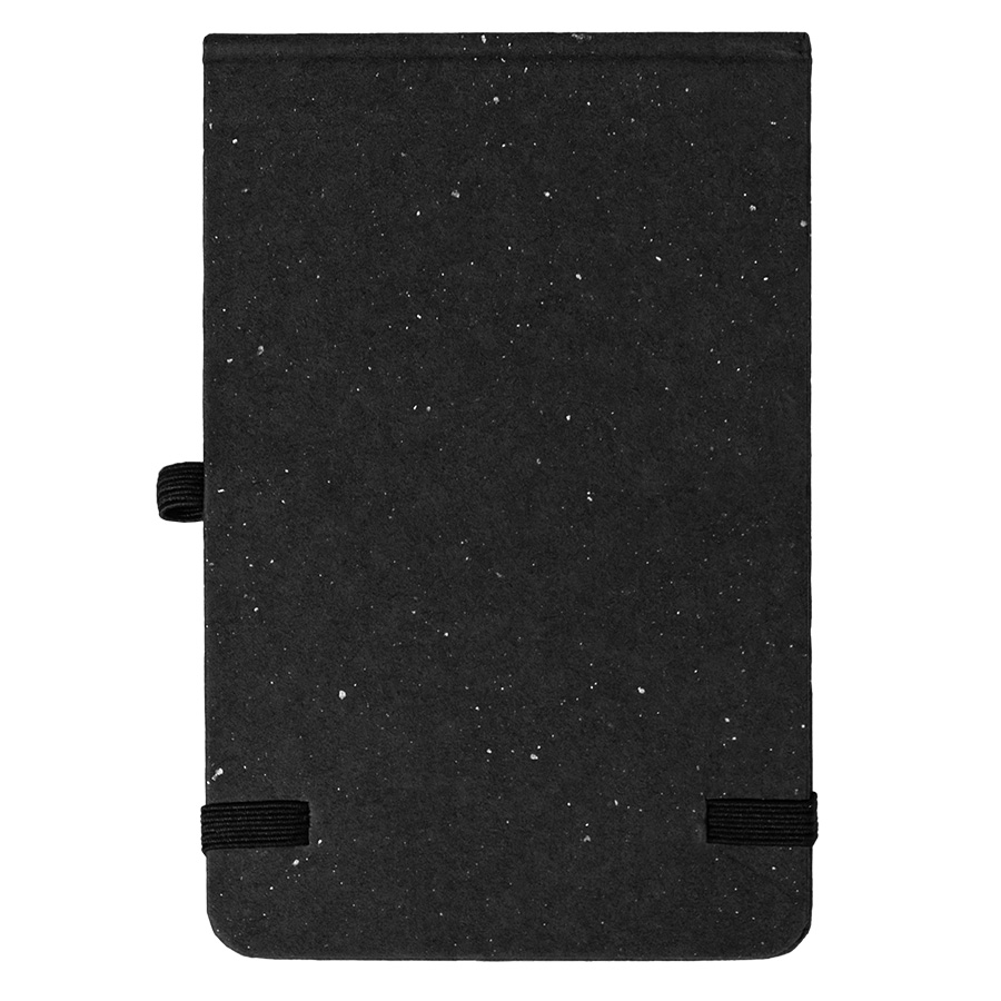 Блокнот MEMO, размер 90х140 мм, черный, блок в клетку, черный-2