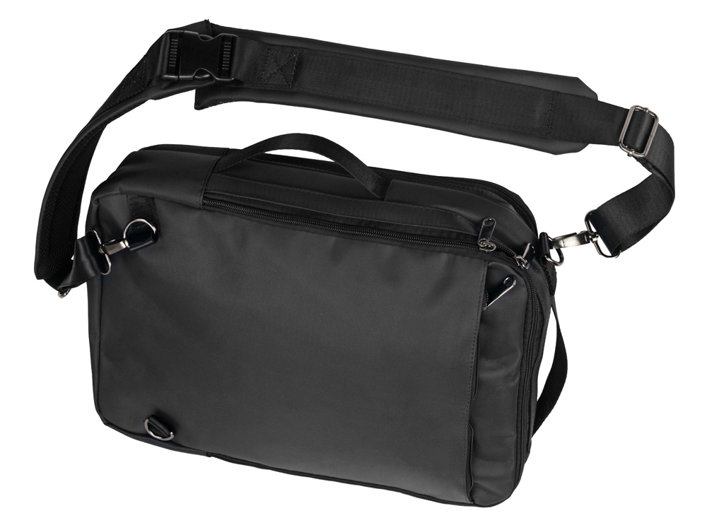 Рюкзак-трансформер Duty для ноутбука, черный (без шильда)-14