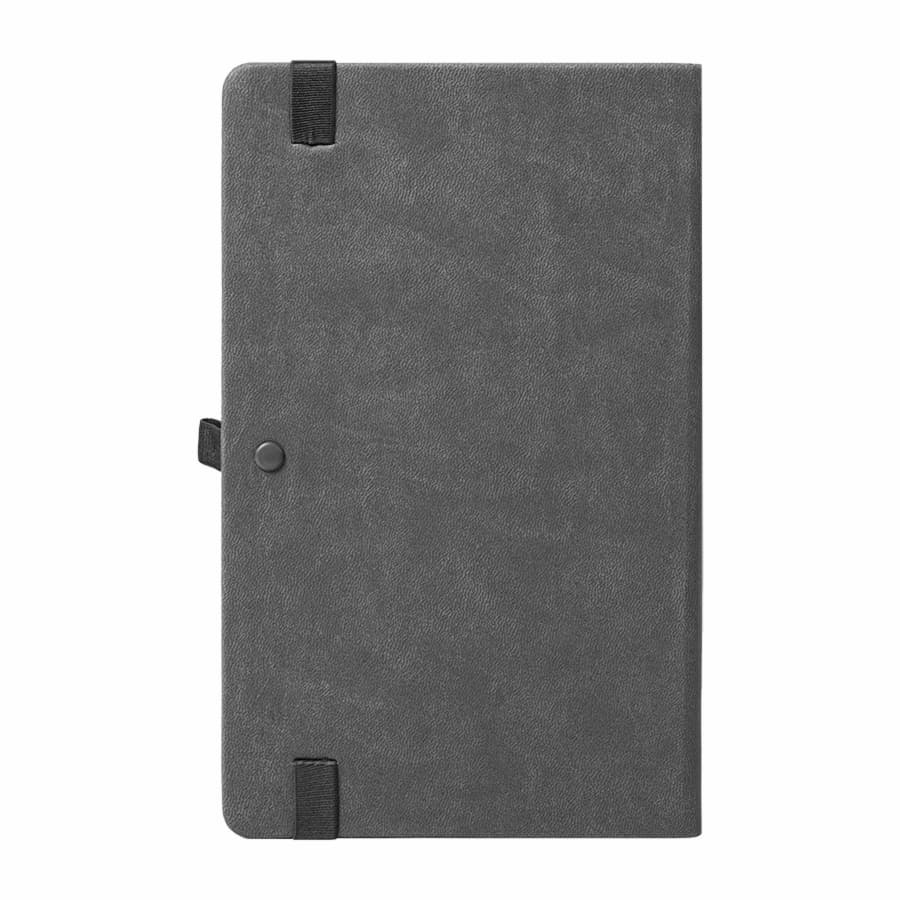 Ежедневник недатированный HAMILTON, A5, темно-серый, кремовый блок, темно-серый-4