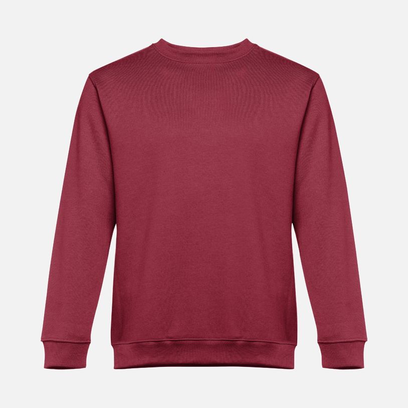Свитшот унисекс Delta, бордовый-1