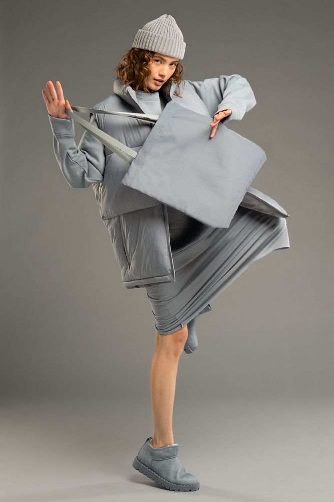 Основа для шопера B5, серая-2