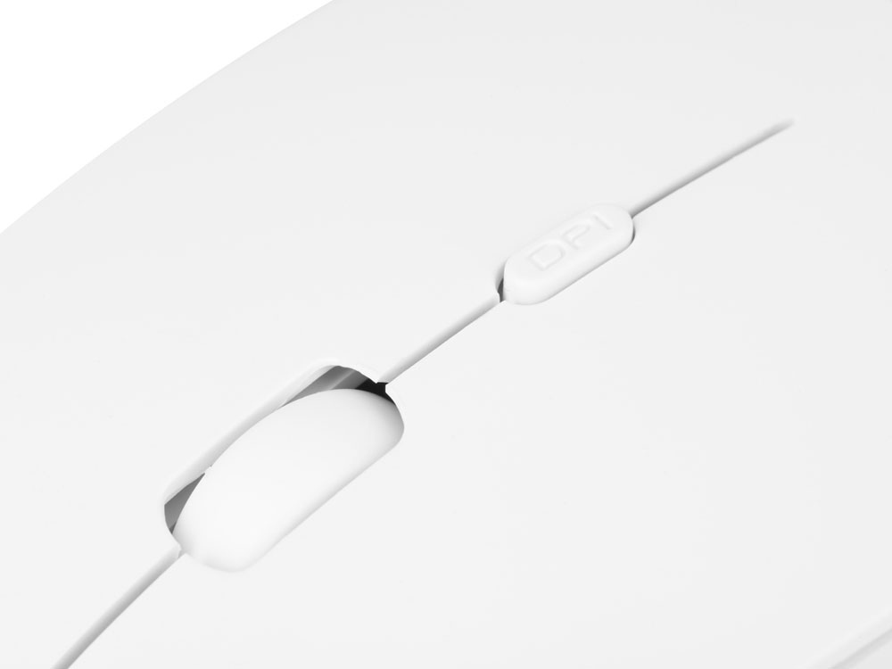 Беспроводная мышь с 3 режимами DPI Rush, белый-4