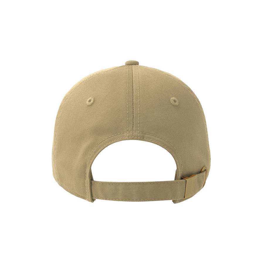 Бейсболка DAD HAT-S, 6 клиньев, металлическая застежка, бежевый-3