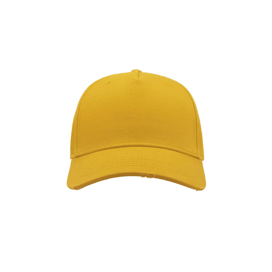 Бейсболка CARGO, 5 клиньев, металлическая застежка, желтый-7