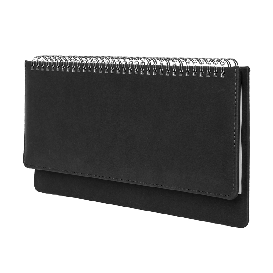 Планинг недатированный Bliss, размер 140х300 мм, в линейку, черный-1