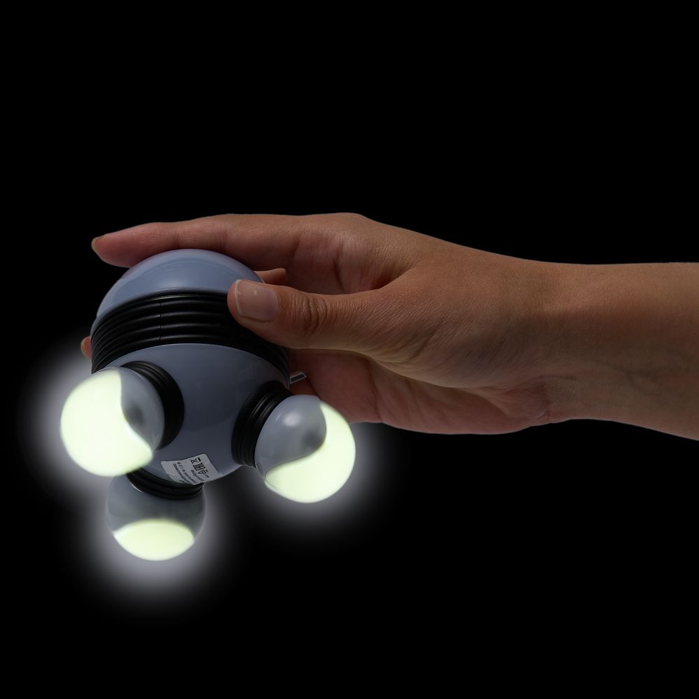 Ручной вибромассажер Spacy, серый с черным-2